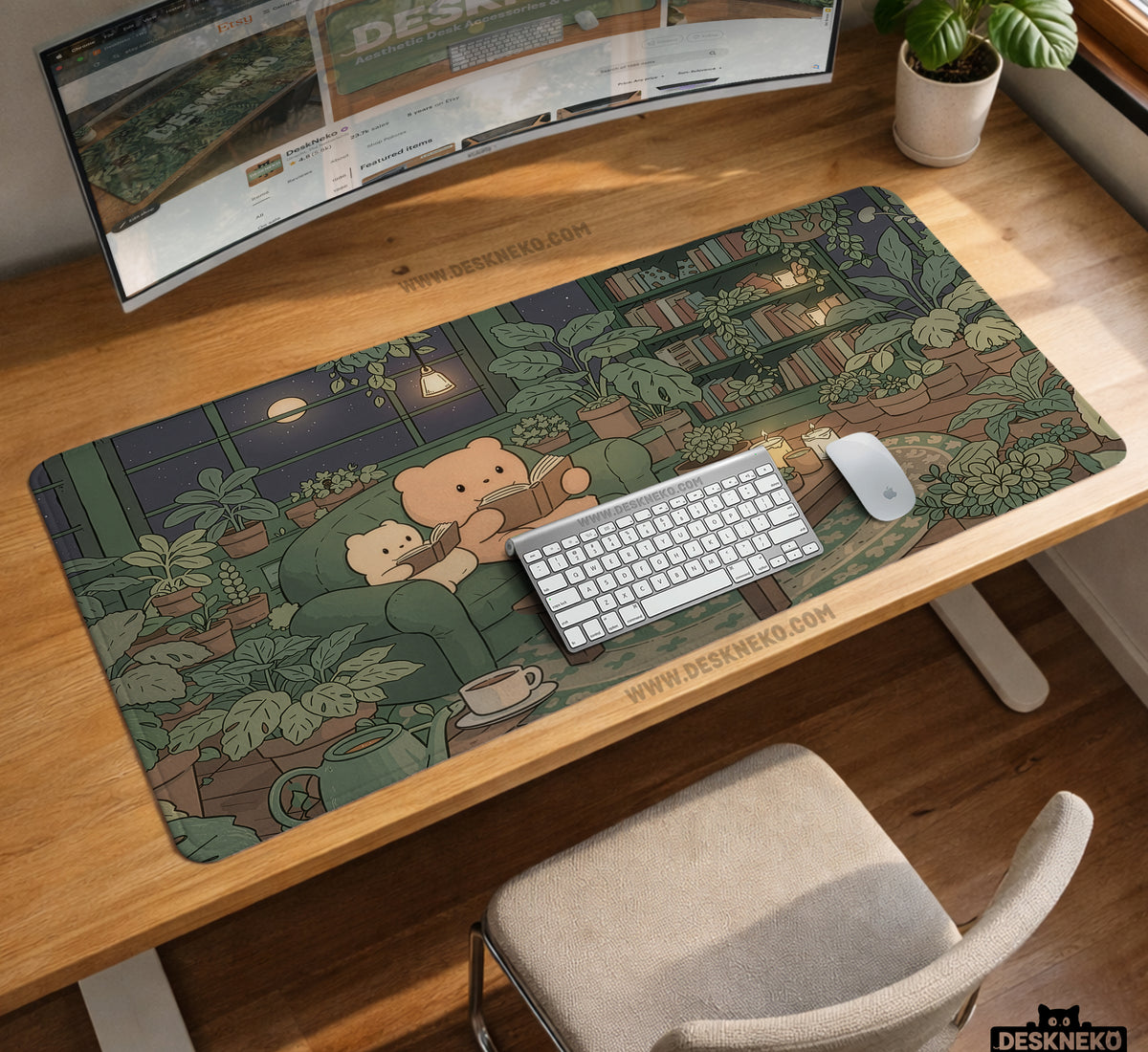 Cute Bears Desk Mat Mouse Pad - Desk Mat - Deskneko - Desk Mats & Mousepads