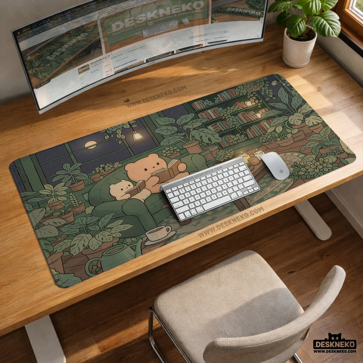 Cute Bears Desk Mat Mouse Pad - Desk Mat - Deskneko - Desk Mats & Mousepads