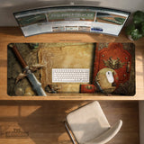 Fantasy Map Deskmat Mousepad, - Deskneko