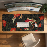 Koi Fish Desk Mat Mousepad - Deskneko
