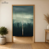 Misty Forest Noren Door Curtain - Deskneko