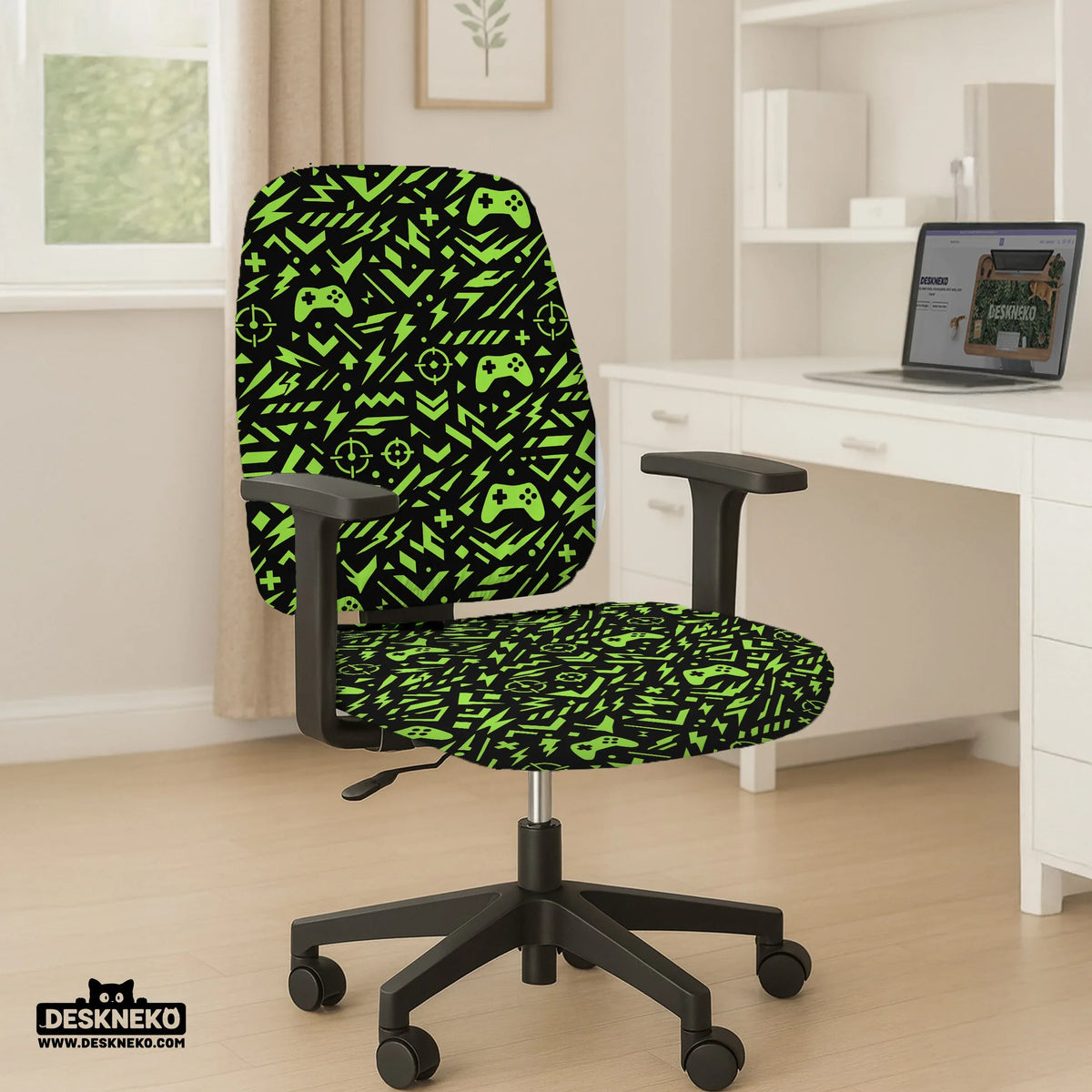 Neon Gaming Chair Cover - Deskneko