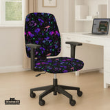 Neon Mushrooms Chair Cover - Deskneko