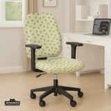 Green Floral Chair Cover - Deskneko
