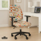 Retro Flower Chair Cover - Deskneko