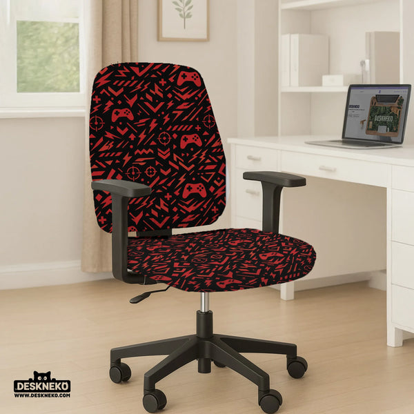 Red Gaming Chair Cover - Deskneko