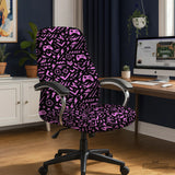 Black & Pink Chair Cover - Deskneko