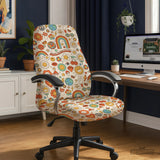 Retro Flower Chair Cover - Deskneko