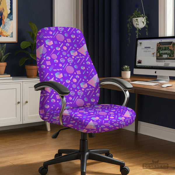 Geometric Chair Cover - Deskneko