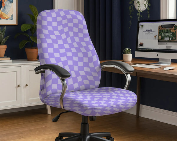 Purple Chair Cover - Deskneko