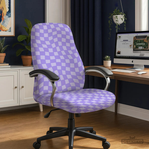 Purple Chair Cover - Deskneko