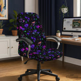 Neon Mushrooms Chair Cover - Deskneko
