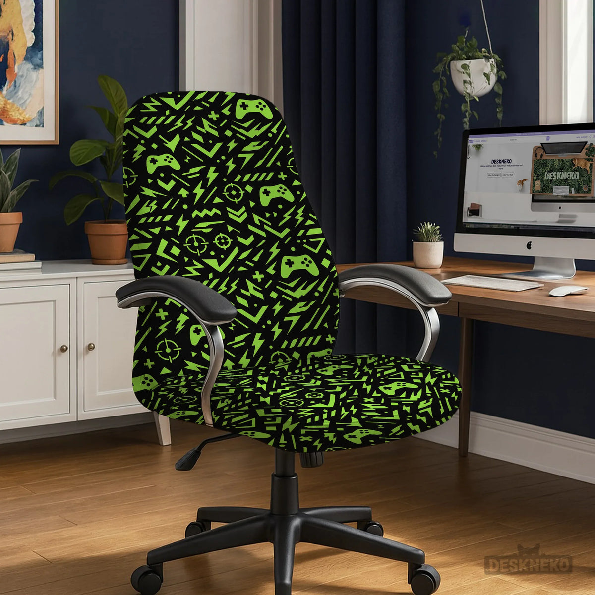 Neon Gaming Chair Cover - Deskneko
