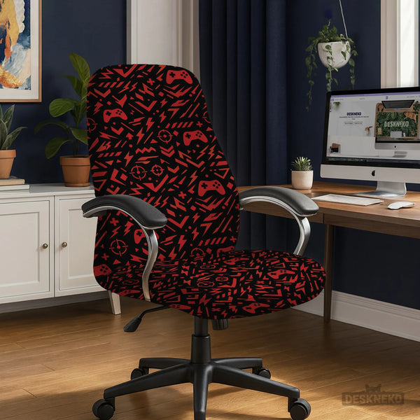 Red Gaming Chair Cover - Deskneko
