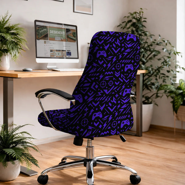 Purple Chair Cover - Deskneko