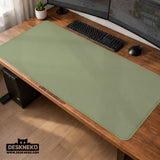 Sage Green Desk Mat XXL Extended Mousepad for Office and Gaming - Deskneko