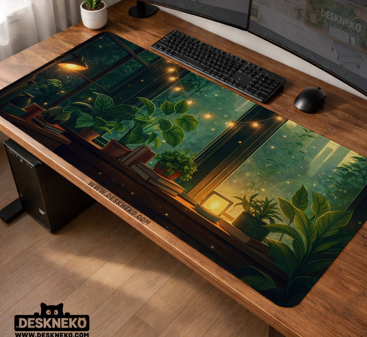 Lofi Aesthetic Desk Mat Mousepad - Desk Mat - Deskneko - Desk Mats & Mousepads