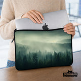 Misty Forest Nordic Laptop Sleeve - Deskneko