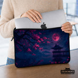 Dark Sakura Night Laptop Sleeves & Bags - Laptop Sleeve - Deskneko - Laptop Sleeves & Bags
