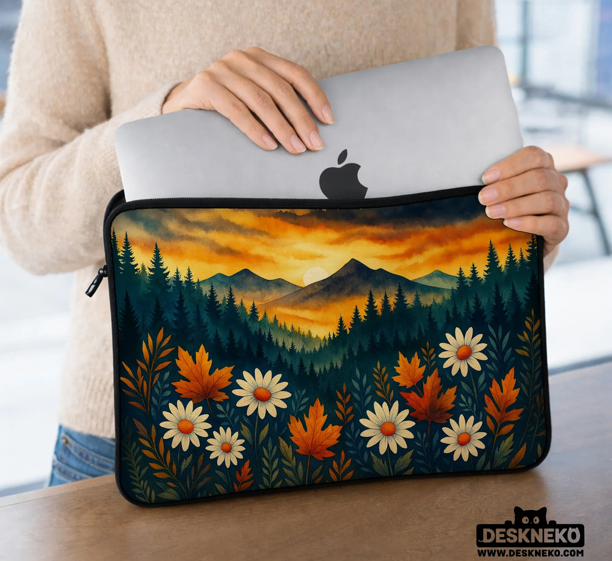 Autumn Mountain Laptop Sleeve & Bag - Laptop Sleeve - Deskneko - Laptop Sleeves & Bags