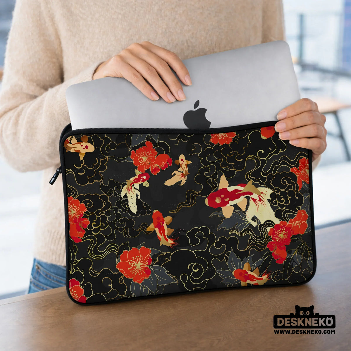 Koi Fish Laptop Sleeve & Bag - Deskneko