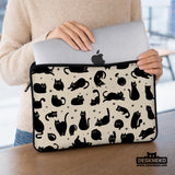 Cat Pattern Laptop Sleeve - Laptop Sleeve - Deskneko - Laptop Sleeves & Bags