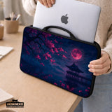 Dark Sakura Night Laptop Sleeves & Bags - Laptop Sleeve - Deskneko - Laptop Sleeves & Bags