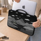 Black Cat Mountains Laptop Sleeve & Bag - Deskneko