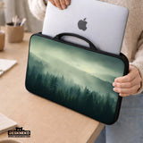 Misty Forest Nordic Laptop Sleeve - Deskneko
