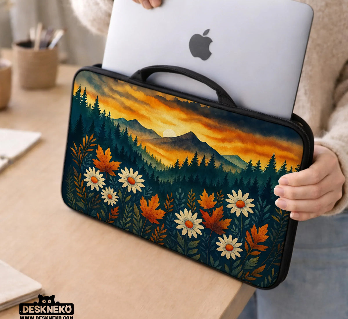 Autumn Mountain Laptop Sleeve & Bag - Laptop Sleeve - Deskneko - Laptop Sleeves & Bags