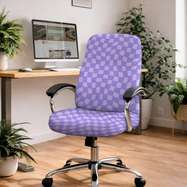 Purple Chair Cover - Deskneko