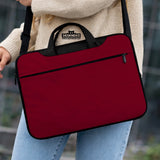 Burgundy Laptop Sleeve & Bag for MacBook and Notebooks - Deskneko