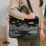Black Cat Mountains Laptop Sleeve & Bag - Deskneko