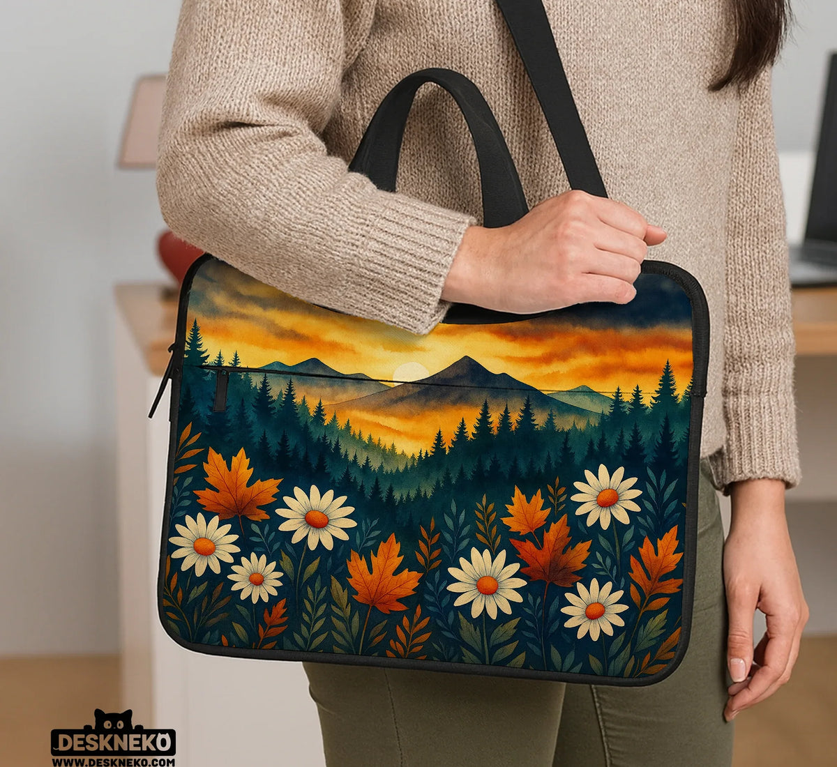 Autumn Mountain Laptop Sleeve & Bag - Laptop Sleeve - Deskneko - Laptop Sleeves & Bags