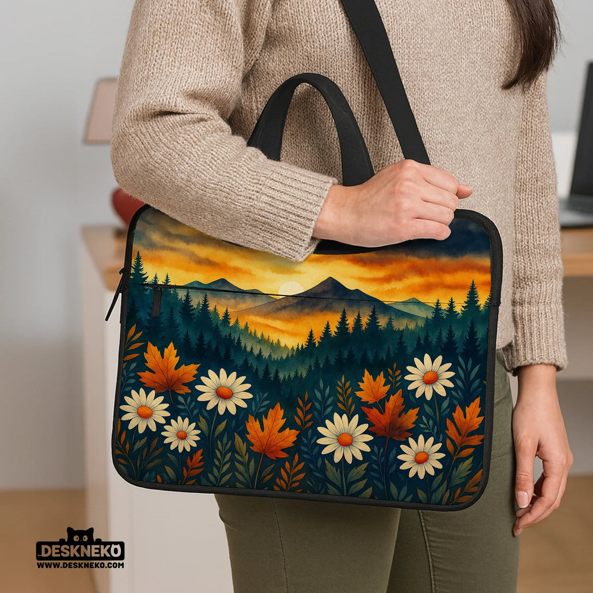Autumn Mountain Laptop Sleeve & Bag - Laptop Sleeve - Deskneko - Laptop Sleeves & Bags