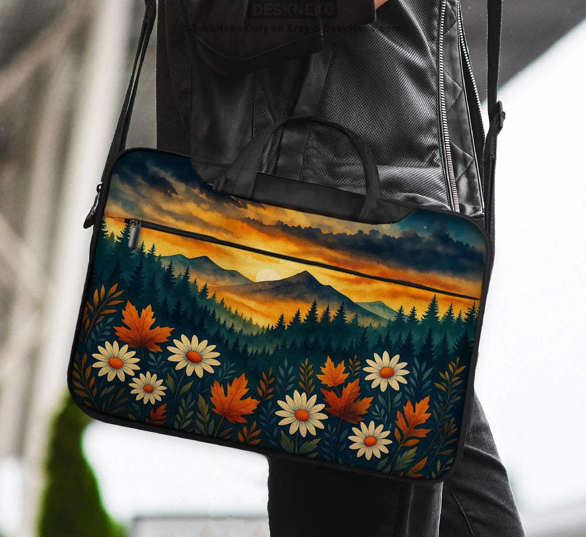 Autumn Mountain Laptop Sleeve & Bag - Laptop Sleeve - Deskneko - Laptop Sleeves & Bags
