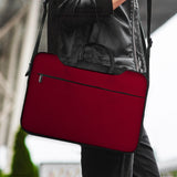 Burgundy Laptop Sleeve & Bag for MacBook and Notebooks - Deskneko