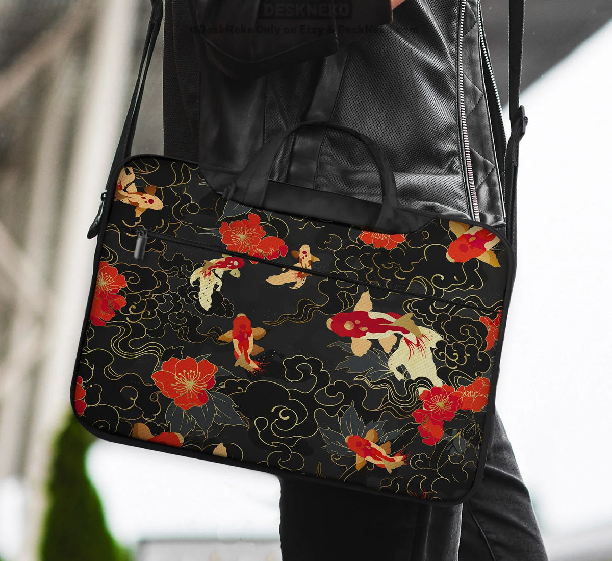 Koi Fish Laptop Sleeve & Bag - Deskneko