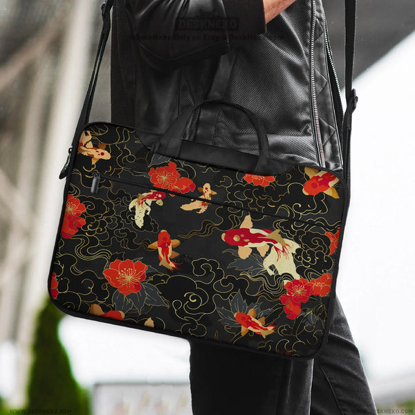 Koi Fish Laptop Sleeve & Bag - Deskneko
