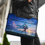 Blue Anime Laptop Sleeve with Handle - Deskneko