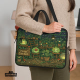 Frog Garden Laptop Sleeve - Deskneko