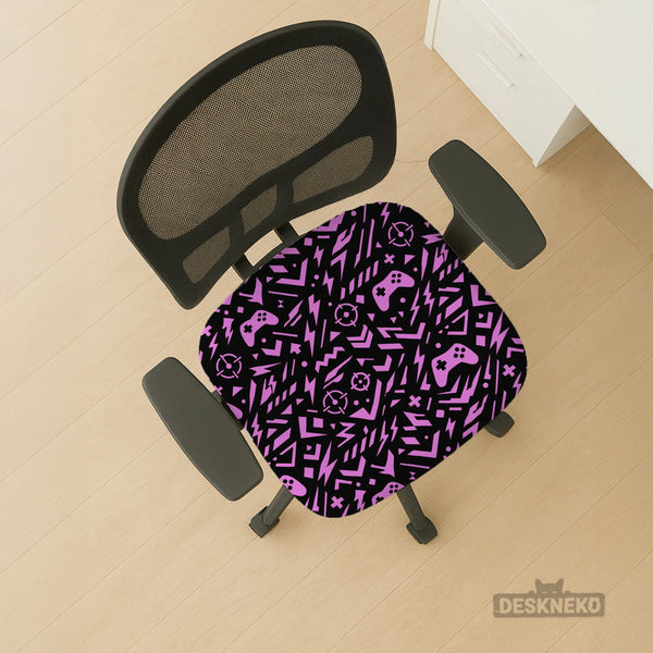 Black & Pink Chair Cover - Deskneko