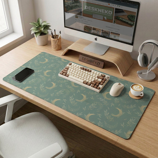 Celestial Moon Desk Mat - Desk Mat - Deskneko - Desk Mats & Mousepads