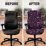 Black & Pink Chair Cover - Deskneko