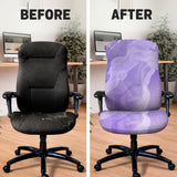 Purple Marble Chair Cover - Deskneko