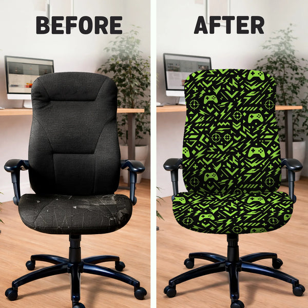 Neon Gaming Chair Cover - Deskneko