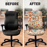Retro Flower Chair Cover - Deskneko