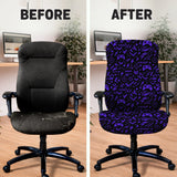Purple Chair Cover - Deskneko