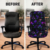 Neon Mushrooms Chair Cover - Deskneko