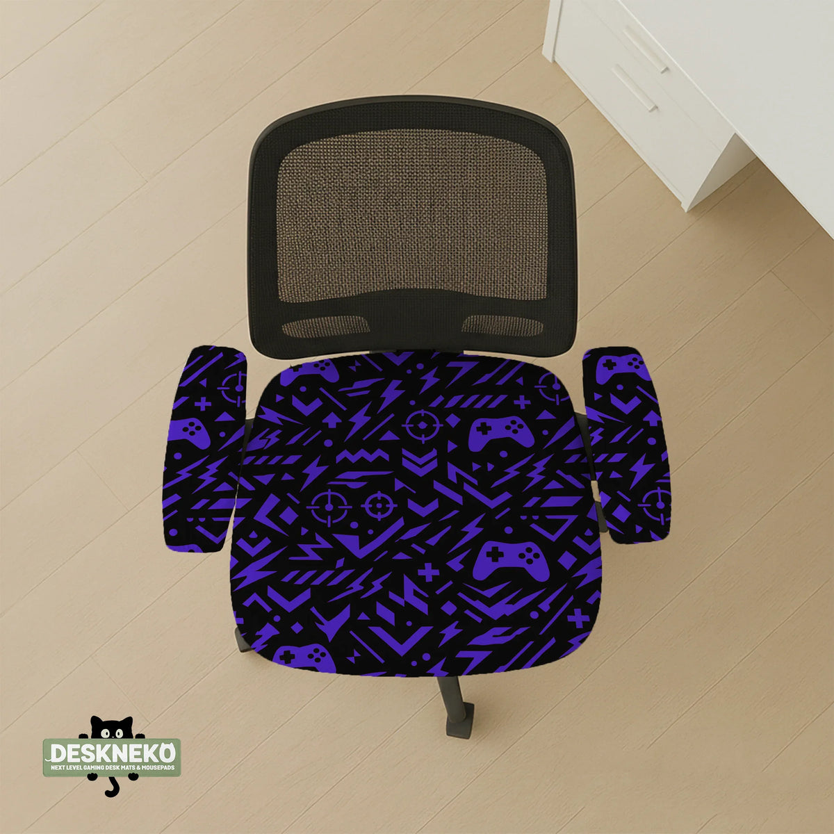 Purple Chair Cover - Deskneko